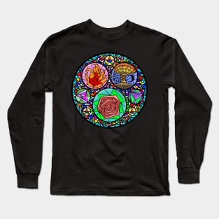 Stained Glass Window Long Sleeve T-Shirt